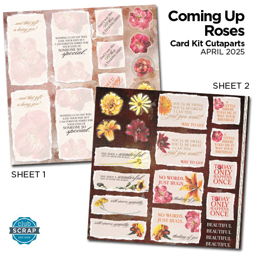 Coming Up Roses Card Cutaparts