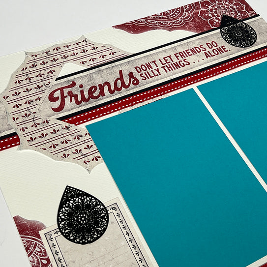 Bandana Paisley Frame Die Cut