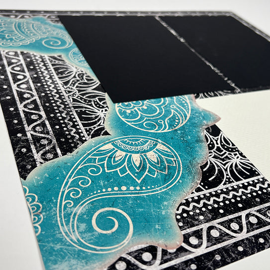 Bandana Paisley Frame Die Cut