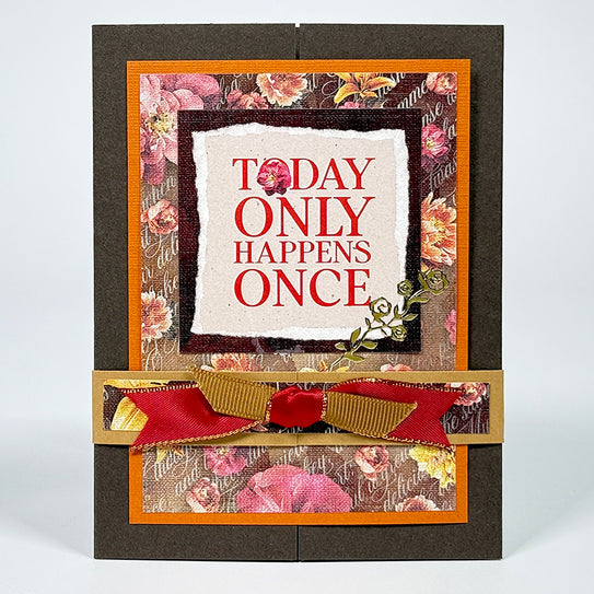 Coming Up Roses Card Cutaparts