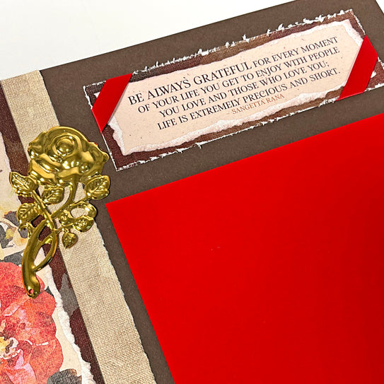 Coming Up Roses Page Ribbons