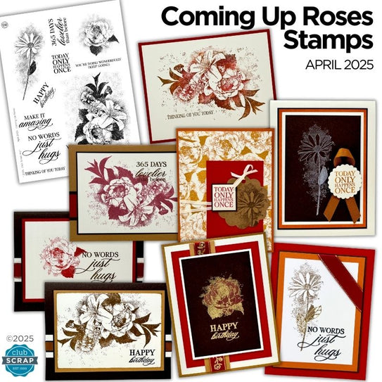 Coming Up Roses Stamps