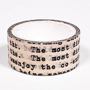 Typeset Script Washi Tape