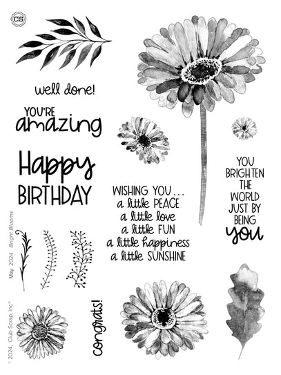 Bright Blooms Stamps