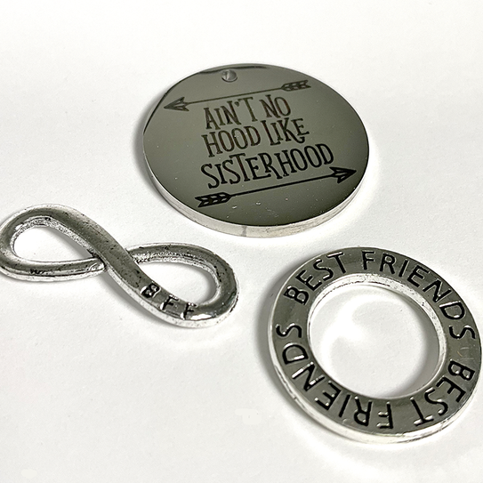 Besties Silver Charm Pack