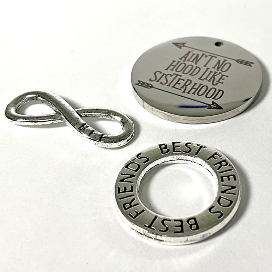 Besties Silver Charm Pack