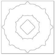 Bandana Paisley Frame Die Cut