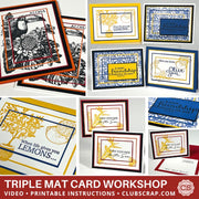 Triple Mat Card Formula